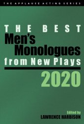 book The Best Men's Monologues from New Plays, 2020