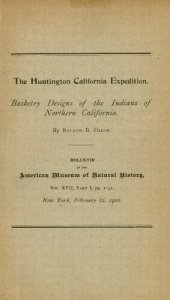 book The Huntington California Expedition. Basketry Designs of the Indians of Northern California