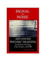 book Signal and Noise: Advanced Psychic Training for Remote Viewing, Clairvoyance, and ESP