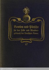 book Bowlen und Pünsche für den Manöver- und Feldgebrauch der Deutschen Armee