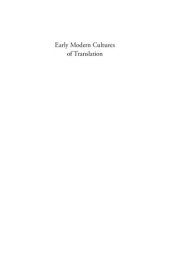 book Early Modern Cultures of Translation