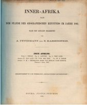 book Inner-Afrika nach dem Stande der geographischen Kenntniss im Jahre 1861; nach den Quellen bearbeitet