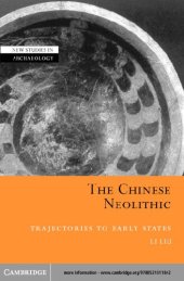 book The Chinese Neolithic: Trajectories to Early States