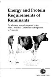 book Energy and protein requirements of ruminants.