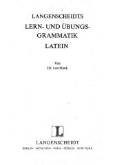 book Lern- und Übungsgrammatik Latein