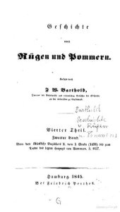 book Geschichte von Rügen und Pommern