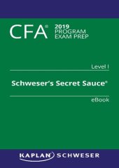 book CFA Level 1 Schweser Secret Sauce 2019