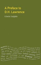 book A Preface to D.H. Lawrence