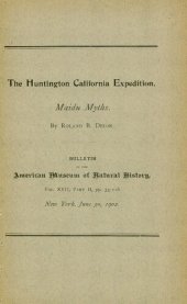 book The Untington California Expedition. Maidu Myths