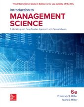 book Introduction to management science : a modeling and case studies approach with spreadsheets