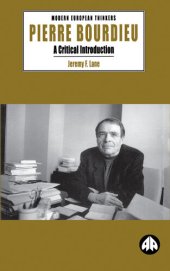 book Pierre Bourdieu: A Critical Introduction