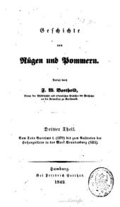 book Geschichte von Rügen und Pommern