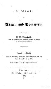 book Geschichte von Rügen und Pommern