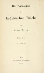 book Die Verfassung des Fränkischen Reichs