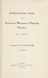 book Ethnology of the Gros Ventre