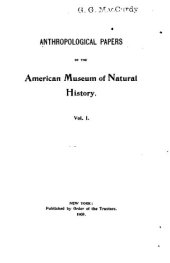 book Anthropoogical Papers of the American Museum of National History