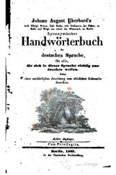 book Synonymisches Handwörterbuch der deutschen Sprache für alle, die sich in dieser Sprache richtig ausdrucken wollen