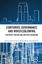 book Corporate Governance and Whistleblowing: Corporate Culture and Employee Behaviour