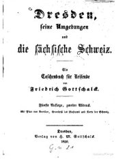 book Dresden, seine Umgebungen und die Sächsische Schweiz