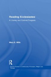 book Reading Ecclesiastes: A Literary and Cultural Exegesis