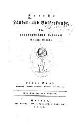 book Neueste Länder- und Völkerkunde; ein geographisches Lesebuch für alle Stände