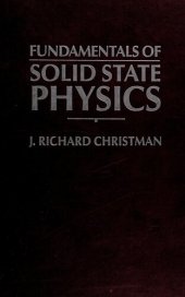 book Fundamentals of solid state physics