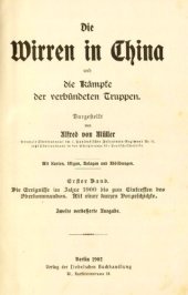 book Die Ereignisse im Jahre 1900 bis zum Eintreffen des Oberkommandos. Mit einer kurzen Vorgeschichte