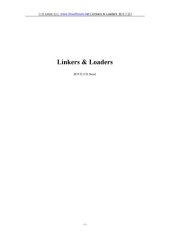 book Linkers and Loaders