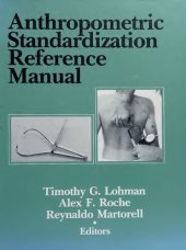 book Anthropometric Standardization Reference Manual