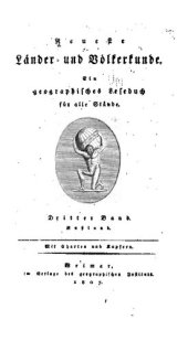 book Neueste Länder- und Völkerkunde; ein geographisches Lesebuch für alle Stände