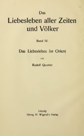 book Das Liebesleben im Orient