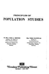 book Principles of Population Studies