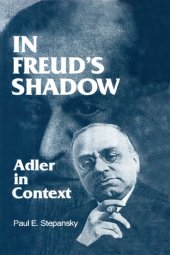 book In Freud's Shadow: Adler in Context