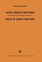 book Jahnke - Emde - Lösch - Tafeln höherer Funktionen - Tables of Higher Functions