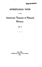 book Anthropological Papers of the American Museum of Natural History