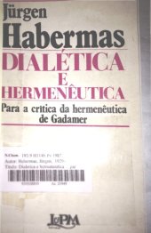 book Dialetica e hermeneutica