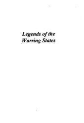 book Legends of the Warring States: Persuasions, romances, and stories from Chan-kuo tsʻe