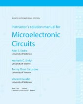 book Instructor’s solution manual for Microelectronic Circuits