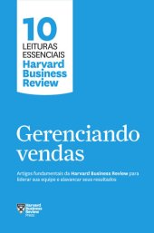 book Gerenciando vendas (10 leituras essenciais - HBR)