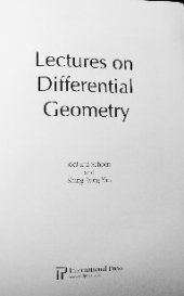 book Lectures on Differential Geometry