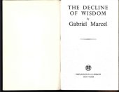 book The Decline of Wisdom