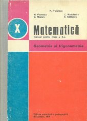 book Matematică. Geometrie și trigonometrie. Manual pentru clasa a X-a