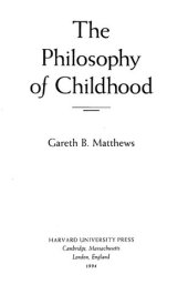 book The Philosophy of Childhood