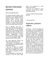 book Il Dalmatico : glossario ( Dalmatian glossary )