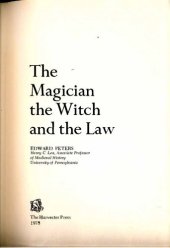 book Magician, Witch, and Law