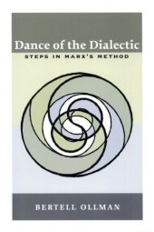 book Dance of the Dialectic: Steps in Marx's Method