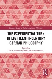 book The Experiential Turn in Eighteenth-Century German Philosophy