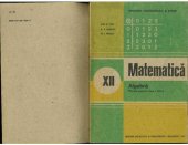 book Matematică. Algebră. Manual pentru clasa a XII-a