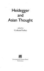 book Heidegger and Asian Thought