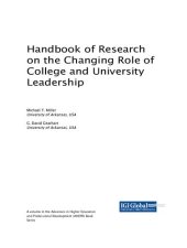 book Handbook of Research on the Changing Role of College and University Leadership